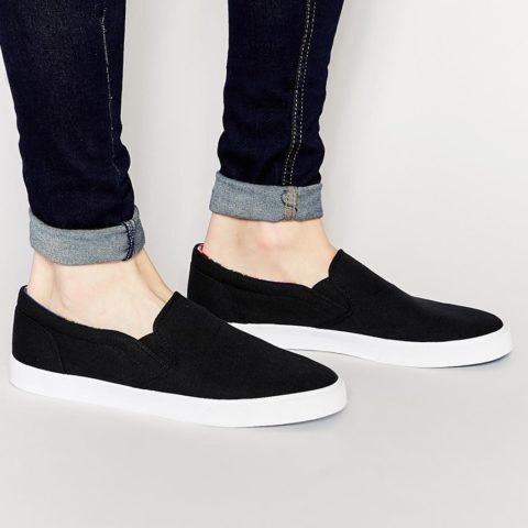 Plimsolls With Floral Print